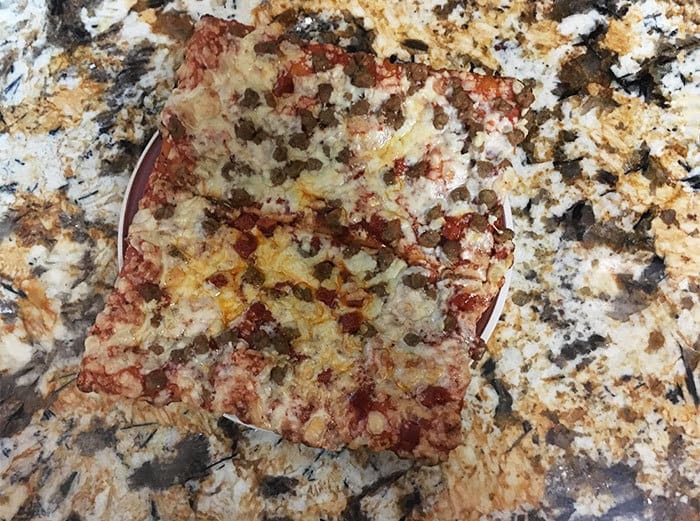 My Pizza Was Camouflaged To My Countertop